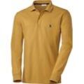 U.S. Polo Assn Langarm-Poloshirt angenehmes Stretch-Baumwoll-Piqué Langarmshirt