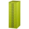 BISLEY MultiDrawer™ L3915 Schubladenschrank grün 15 Schubladen 27,8 x 38,0 x 85,7 cm