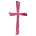 Rayher Wachsmotiv pink Kreuz