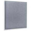 2 silentec Akustikpaneele Decke colorPAD® Flat 425606, hellgrau 62,0 x 62,0 cm