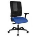 Topstar Bürostuhl Sitness Open X (N) Deluxe, OX300TW2 T260 Stoff blau, Gestell schwarz