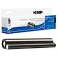 KMP F-B5 schwarz Thermo-Druckfolie kompatibel zu brother PC-70/PC-71RF, 1 Rolle