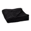 relaxdays Kuscheldecke schwarz 200,0 x 200,0 cm