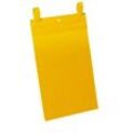 50 DURABLE Gitterboxtaschen gelb 22,3 x 53,0 cm