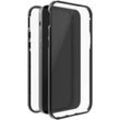 Black Rock 360° Glass Backcover Apple iPhone 12, iPhone 12 Pro Schwarz, Transparent
