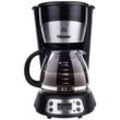 Tristar CM-1235 Kaffeemaschine Schwarz, Silber Fassungsvermögen Tassen=8 Timerfunktion, Warmhaltefunktion