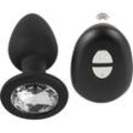 Vibro-Analplug „RC Diamond Plug“, 10 Vibrationsmodi per Fernbedienung