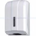 Toilettenpapierspender Orgavente WAVE Einzelblatt ABS weiß Einzelblattsystem für ca. 300 Blätter Toilettenpapier