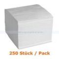 Servietten in der Farbe weiß 32x32 cm, 250 Stück 100% Zellstoff, 250 Stück pro Pack, 2-lagig, 1/4 Falz