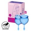 Satisfyer Feel Good - Menstrual Cup Set, 15 & 20 ml