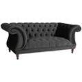 Max Winzer Ivette Sofa 2-Sitzer schwarz