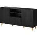 Bim Furniture - Kommode pafos 150 cm schwarz matt