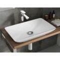 Design Keramik Aufsatzwaschbecken Eckig Waschschale Waschtisch KB.Leon.001 - Aqua Bagno