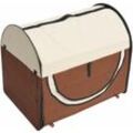 Hundebox faltbare Hundetransportbox Transportbox für Tier 2 Farben 5 Größen (xxl (97x71x76 cm), Kaffee) - Kaffee - Pawhut