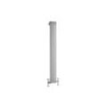 Heizkörper Regent - Vertikaler Röhrenheizkörper aus Stahl - 1500 x 200 mm - 2 Säuler - Weiß - Hudson Reed