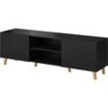 Bim Furniture - TV-Schrank pafos 150 cm schwarz matt