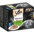SHEBA® Portionsbeutel Multipack Selection in Sauce Feine Vielfalt 12 x 85g