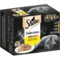 SHEBA® Portionsbeutel Multipack Selection in Sauce Geflügel Variation 12 x 85g