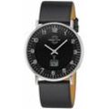 MASTER TIME Funkuhr MTGS-10560-22L, Armbanduhr, Quarzuhr, Herrenuhr, Datum, Langzeitbatterie, schwarz