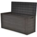 Auflagenbox Holz Optik Gartenbox Gartentruhe Auflagen Kissenbox Gartentruhe