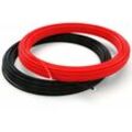 Auprotec - 2x10m Solarkabel H1Z2Z2-K 1500V PV-Kabel 6mm² Set schwarz + rot