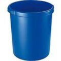 Han Papierkorb/1834-14 blau, rund, 30 Liter