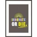 Paperflow Wandbild "Innovate or die" 300 x 400 mm