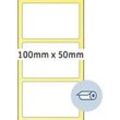 Herma 4090 Thermotransferetikettenn Selbstklebend Weiß 50 x 100 mm 2000 Etiketten
