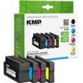 KMP Kompatibel HP 950XL / 951XL Tintenpatrone C2P43AE Schwarz, Cyan, Magenta, Gelb Multipack 4 Stück