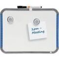 Nobo Mini Whiteboard Slim Rahmen Magnetisch 28 x 22 mm Weiß