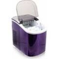 Eiswürfelmaschine Edelstahl Eiswürfelbereiter Eiswürfel Ice Maker Eis Maschine Icemaker (Violett) - Violett - Mulano