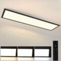 Led Panel Deckenleuchte Dimmbar - Flach Deckenlampe Wohnzimmer mit Fernbedienung Küchenlampe Schlafzimmerlampe Deckenpanel Modern Büroleuchte für