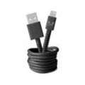 Fresh´n Rebel USB - Lightning-Kabel "Fabriq", 2m Smartphone-Kabel, Lightning, USB Typ A, (200 cm), grau
