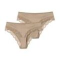 2 Brazil-Slips - Beige - Gr.: XS