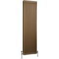 Gliederheizkörper Metallische Bronze Vertikal 3 Säulen Regent - 1800mm x 380mm&44 1558W