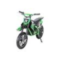 Kinder-Crossbike Gepard, Elektro-Kindermotorrad, 500 Watt, bis 25 km/h, verstärkte Gabel, ab 5 J. (Grün)