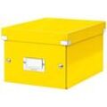 LEITZ Click & Store Aufbewahrungsbox 7,4 l gelb 21,6 x 28,2 x 16,0 cm
