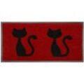 Md-entree - md Entree Emotion xs Eingangsmatte - Teppichmatte - Küchenteppich: 40x80 cm, cats red