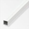 alfer Quadratrohr 2.5 m, 23.5 x 1.5 mm PVC (Kunststoff) glatt weiss