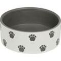 Nobby Hunde Keramiknapf PATA creme grau Ø 18 x 7 cm 1100 ml