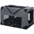 Pro.tec - Hundetransportbox xxxl grau Faltbar Transportbox Hunde Box Trage Tasche [ ] - Grau