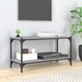 Maisonchic - TV-Lowboard für Wohnzimmer tv Schrank TV-Möbel Grau Sonoma 80x33x41 cm Holzwerkstoff und Stahl DE29724