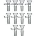 10 Stück von Glas Trichter 14 mm Glas Trichter Adapter Handbuch klare Schüssel Rack klares Glas Trichter Schüssel Rac