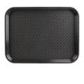 Gastro Kristallon Fast-Food-Tablett schwarz 345 x 265 mm | Mindestbestellmenge 12 Stück