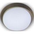 Deckenleuchte NIERMANN "Opal matt, Dekorring Altmessing, 50 cm, HF Sensor, LED" Lampen Gr. 1 flammig, Ø 50 cm, weiß LED Deckenlampen