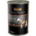 Belcando single protein Feuchtnahrung Dose Pferd für Hunde 24 x 400 g