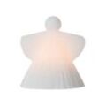 Sirius LED-Dekofigur Asta, Engel aus weißem Wachs 12,5cm