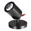 Deko-Light LED-Aufbauspot Herculis 3.000K, schwarz