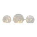 STAR TRADING LED-Dekorationsleuchte Triss aus Glas, transparent