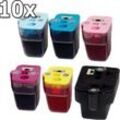 10 Ampertec Tinten ersetzt HP No 363XL Farben nach Wahl
